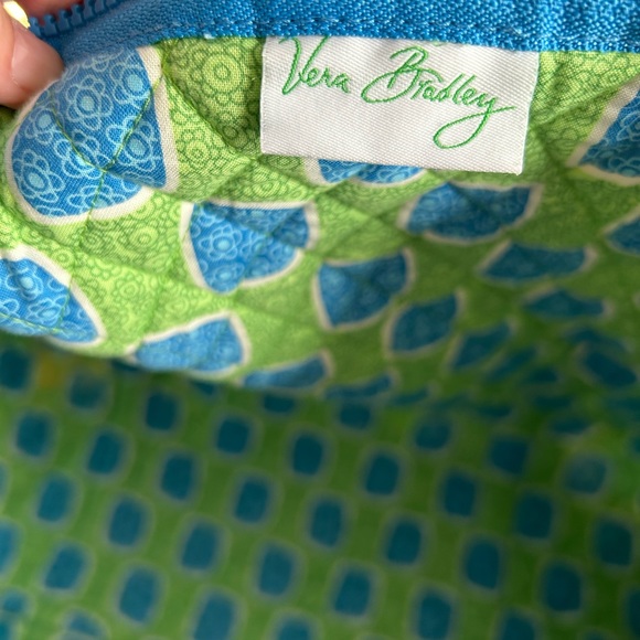 Vera Bradley extra large duffle bag blue green floral - Picture 15 of 16